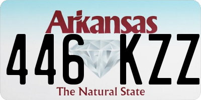 AR license plate 446KZZ