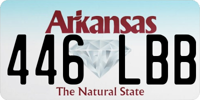 AR license plate 446LBB