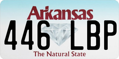 AR license plate 446LBP