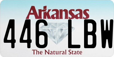 AR license plate 446LBW