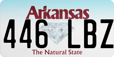 AR license plate 446LBZ