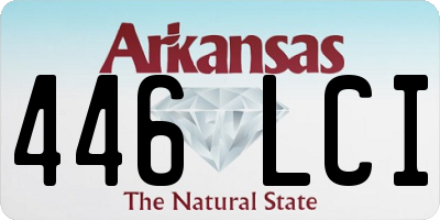 AR license plate 446LCI