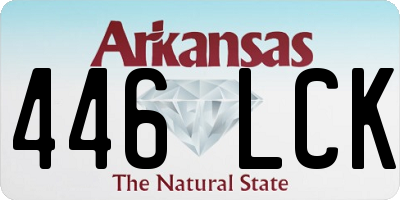 AR license plate 446LCK