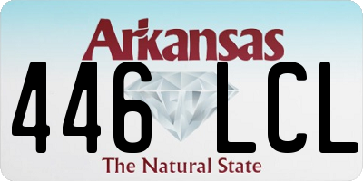 AR license plate 446LCL