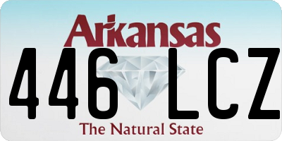 AR license plate 446LCZ