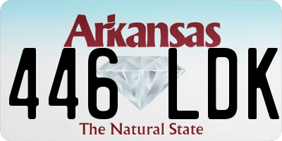 AR license plate 446LDK