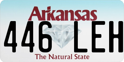 AR license plate 446LEH