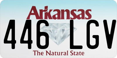 AR license plate 446LGV