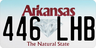 AR license plate 446LHB