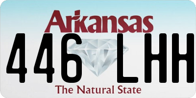 AR license plate 446LHH