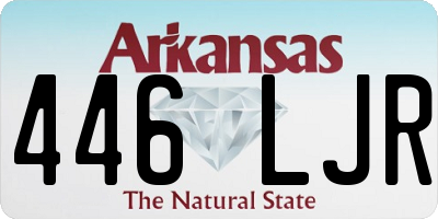 AR license plate 446LJR