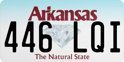 AR license plate 446LQI