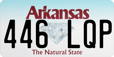 AR license plate 446LQP