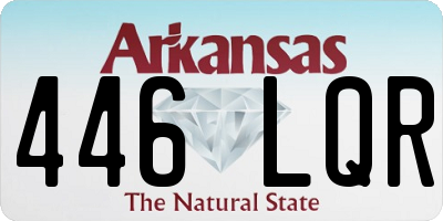 AR license plate 446LQR