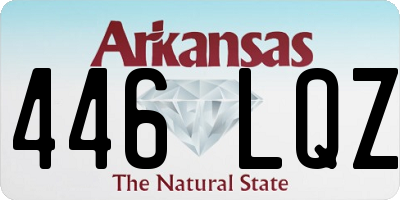 AR license plate 446LQZ