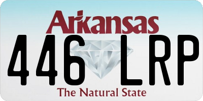 AR license plate 446LRP