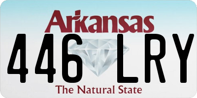AR license plate 446LRY