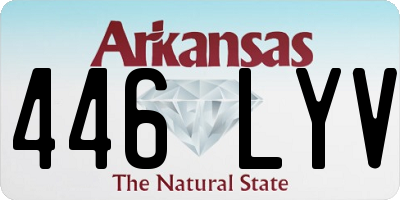 AR license plate 446LYV