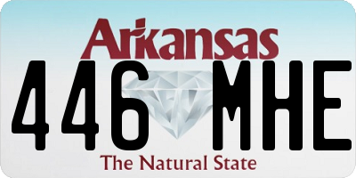 AR license plate 446MHE