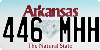 AR license plate 446MHH