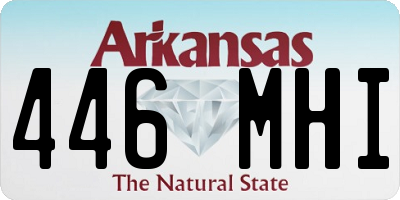 AR license plate 446MHI