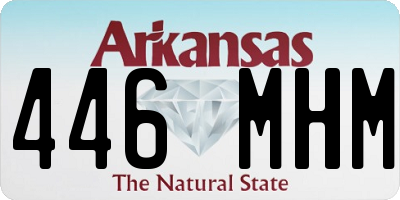 AR license plate 446MHM