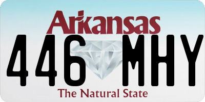 AR license plate 446MHY