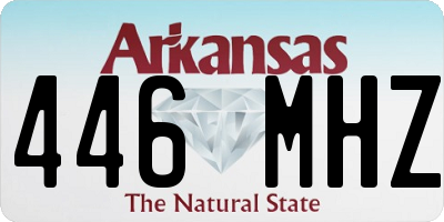 AR license plate 446MHZ