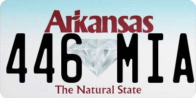 AR license plate 446MIA