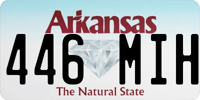 AR license plate 446MIH