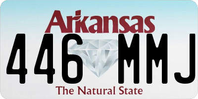 AR license plate 446MMJ
