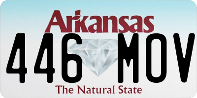AR license plate 446MOV