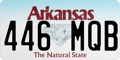 AR license plate 446MQB