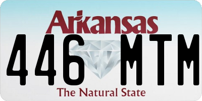 AR license plate 446MTM