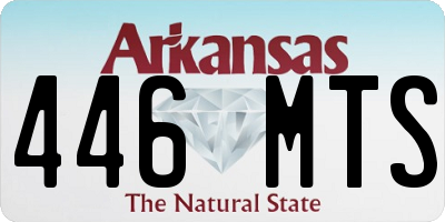 AR license plate 446MTS