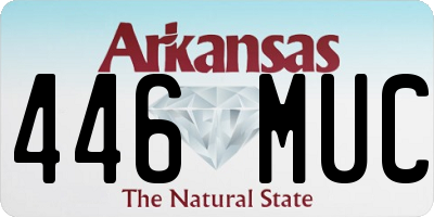 AR license plate 446MUC