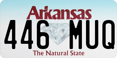 AR license plate 446MUQ