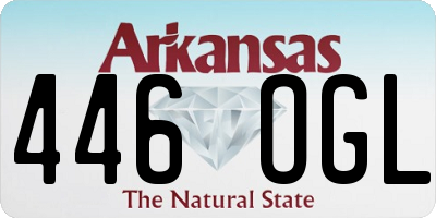 AR license plate 446OGL