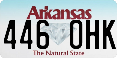 AR license plate 446OHK