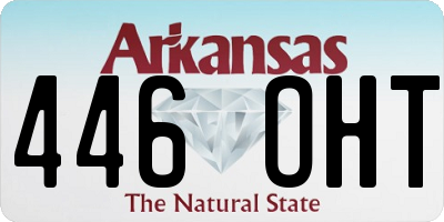 AR license plate 446OHT