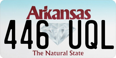 AR license plate 446UQL