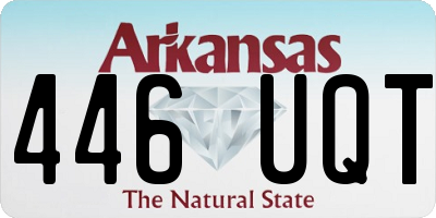 AR license plate 446UQT