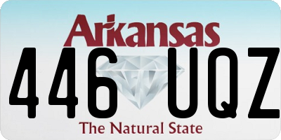 AR license plate 446UQZ