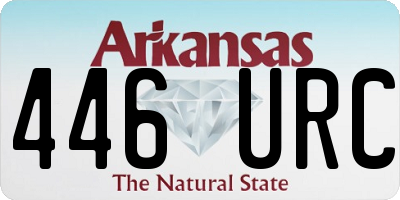 AR license plate 446URC