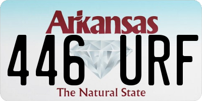 AR license plate 446URF