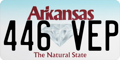 AR license plate 446VEP