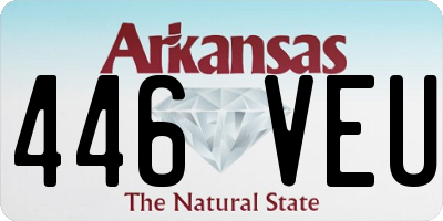 AR license plate 446VEU