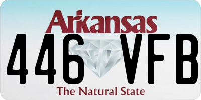 AR license plate 446VFB
