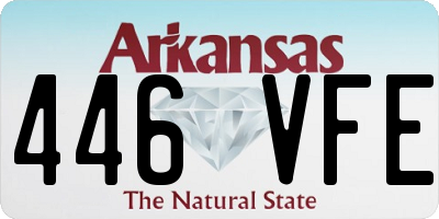AR license plate 446VFE