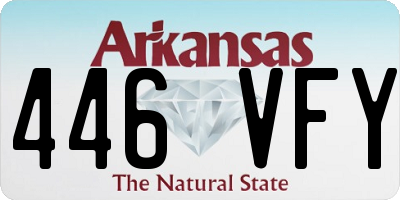 AR license plate 446VFY